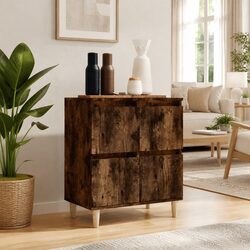 Elegant Brown Engineered Wood Sideboard 60x35x70 cm