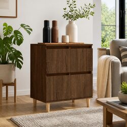 Brown Oak Sideboard 60x35x70 cm Storage Cabinet