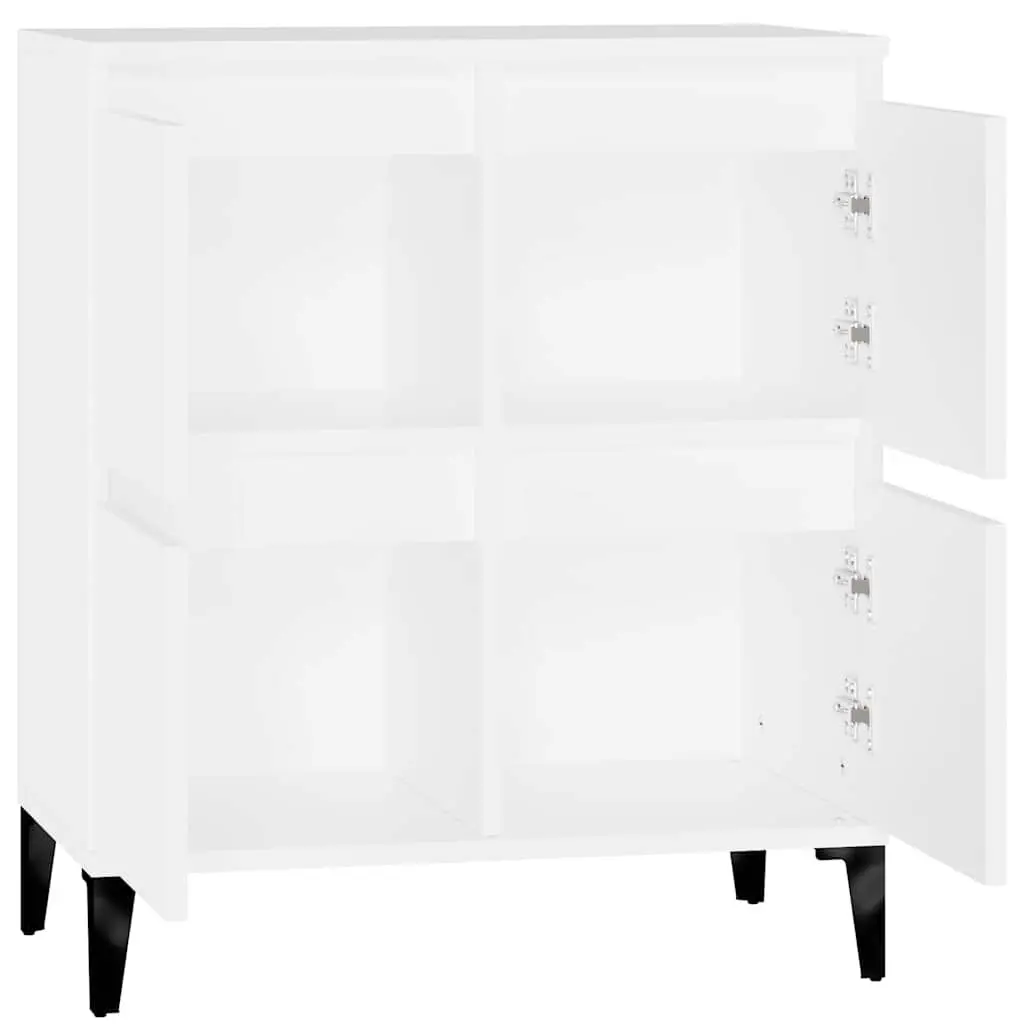 Sideboard White 60x35x70 cm Engineered Wood Storage Cabinet