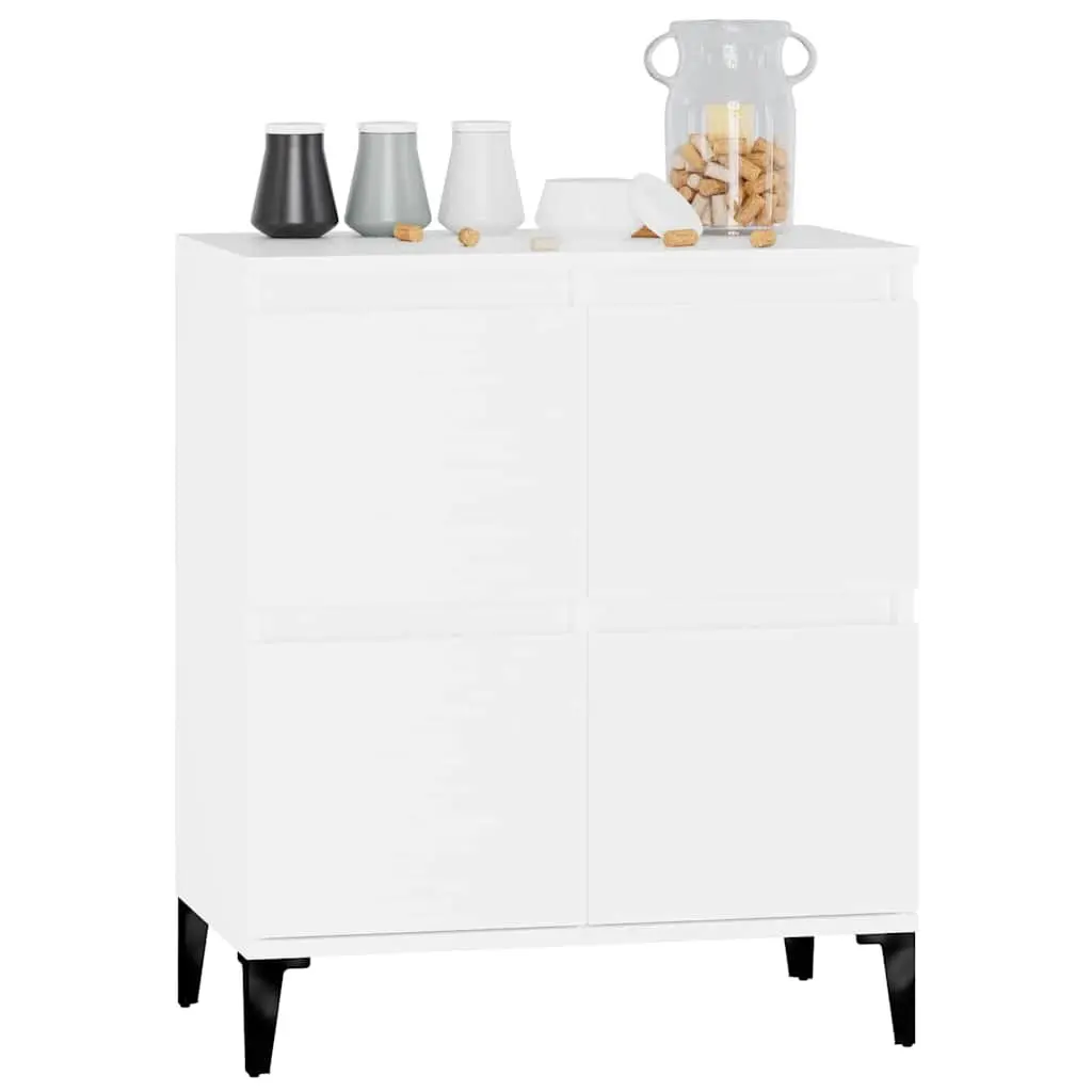 Sideboard White 60x35x70 cm Engineered Wood Storage Cabinet