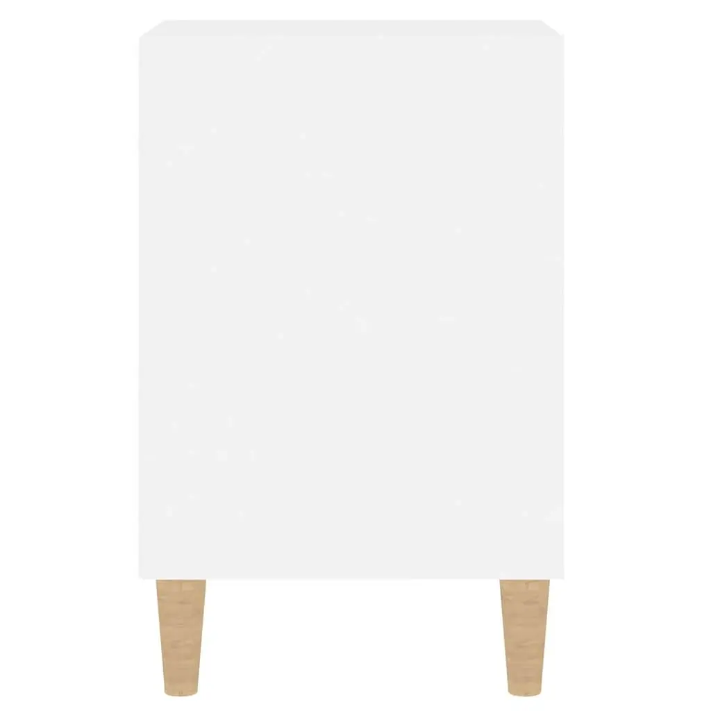 TV Cabinet White Engineered Wood Media Storage Unit with Doors Compartments 100 x 35 x 55 cm