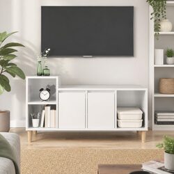 High Gloss White TV Cabinet Storage Unit