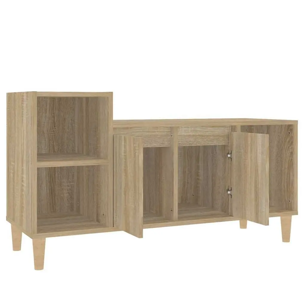 TV Cabinet Sonoma Oak Style 100cm Engineered Wood Brown