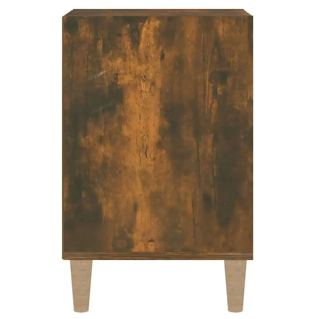 TV Cabinet Smoked Oak Media Console 100x35x55cm Engineered Wood