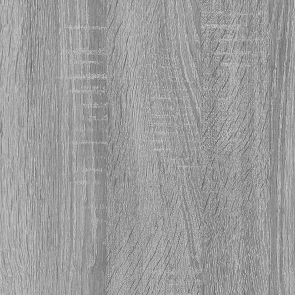 TV Cabinet Grey Sonoma Engineered Wood Storage Unit 100x35x55cm