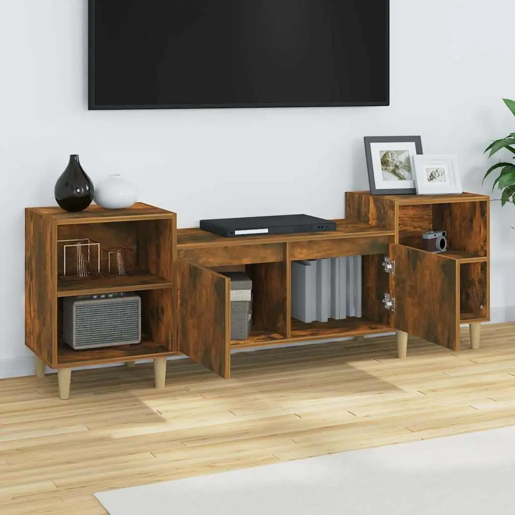 Brown Engineered Wood TV Cabinet 160x35x55cm