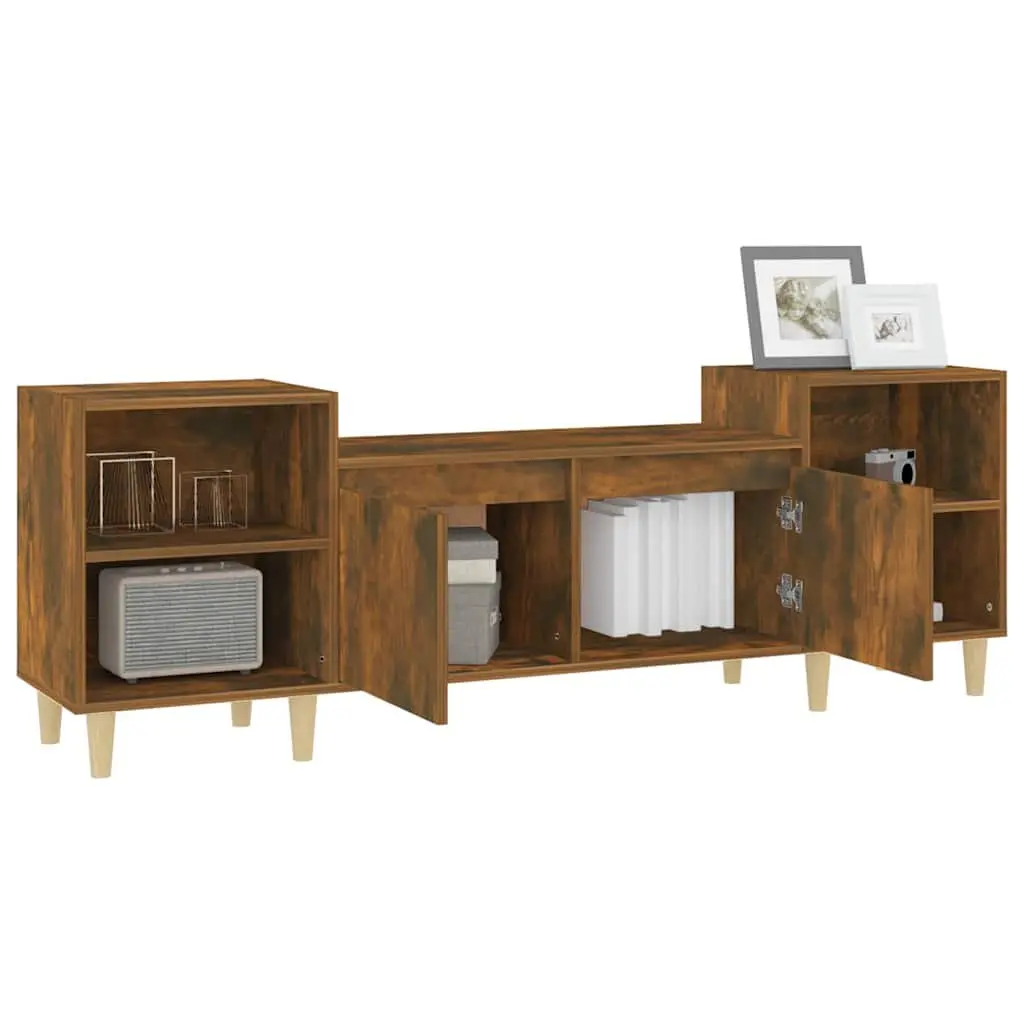 Brown Engineered Wood TV Cabinet 160x35x55cm