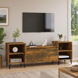 Brown Engineered Wood TV Cabinet for Living Rooms