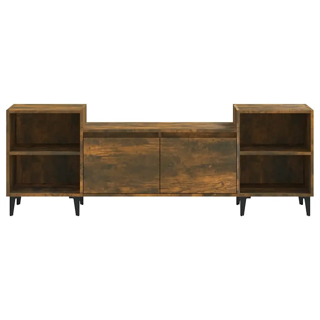 TV Cabinet Media Unit Storage Brown 160x35x55cm Engineered Wood
