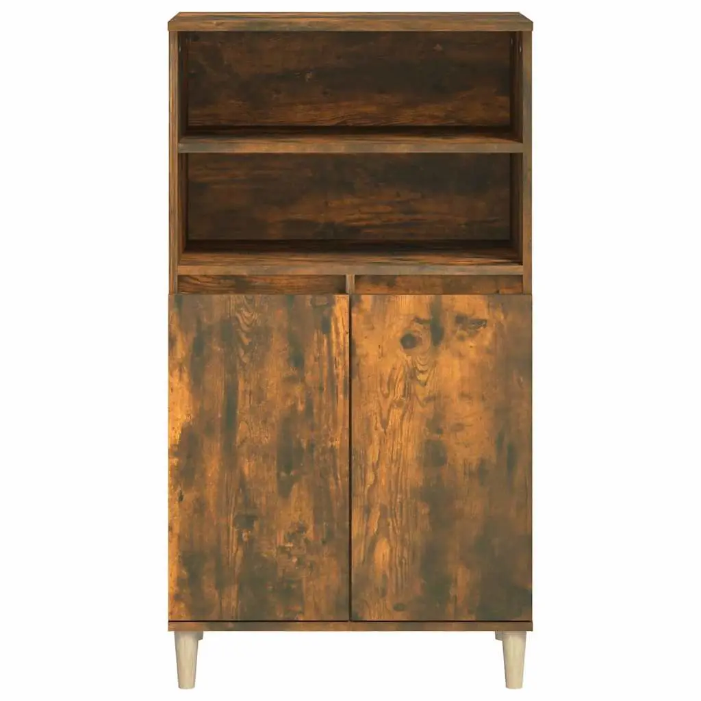 Brown Highboard Sideboard Cabinet 60x36x110cm