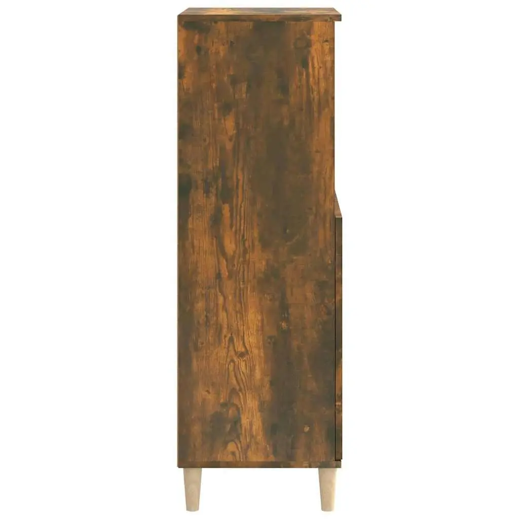Brown Highboard Sideboard Cabinet 60x36x110cm