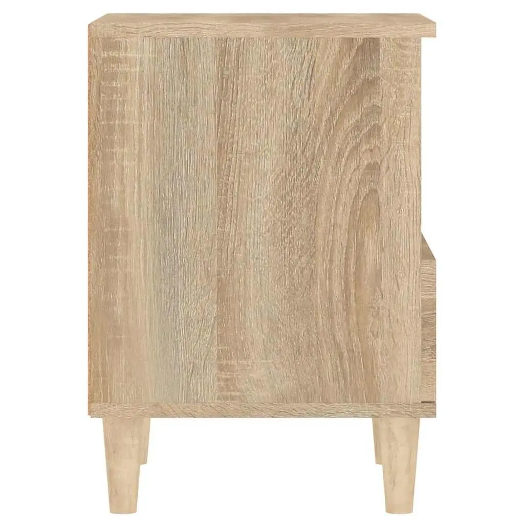 Bedside Cabinets 2 pcs Brown 40x35x50 cm Side Table Storage Drawer Compartment