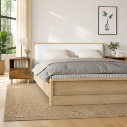 Elegant Brown Bedside Cabinets for Storage