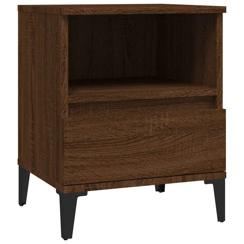 Brown Bedside Cabinets 2 pcs 40x35x50 cm