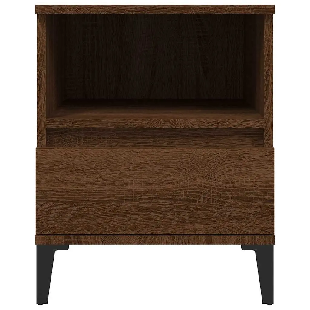 Brown Bedside Cabinets 2 pcs 40x35x50 cm