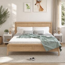 Elegant White Bedside Cabinets 2 pcs 40x35x50 cm