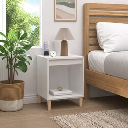 White High Gloss Bedside Cabinet for Elegant Storage