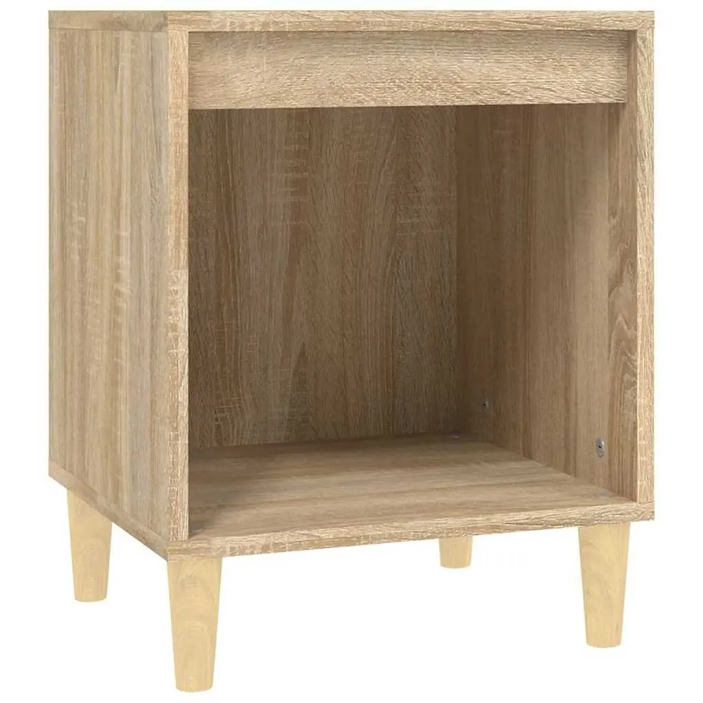 Bedside Cabinets Brown Engineered Wood 40x35x50cm 2 Pieces