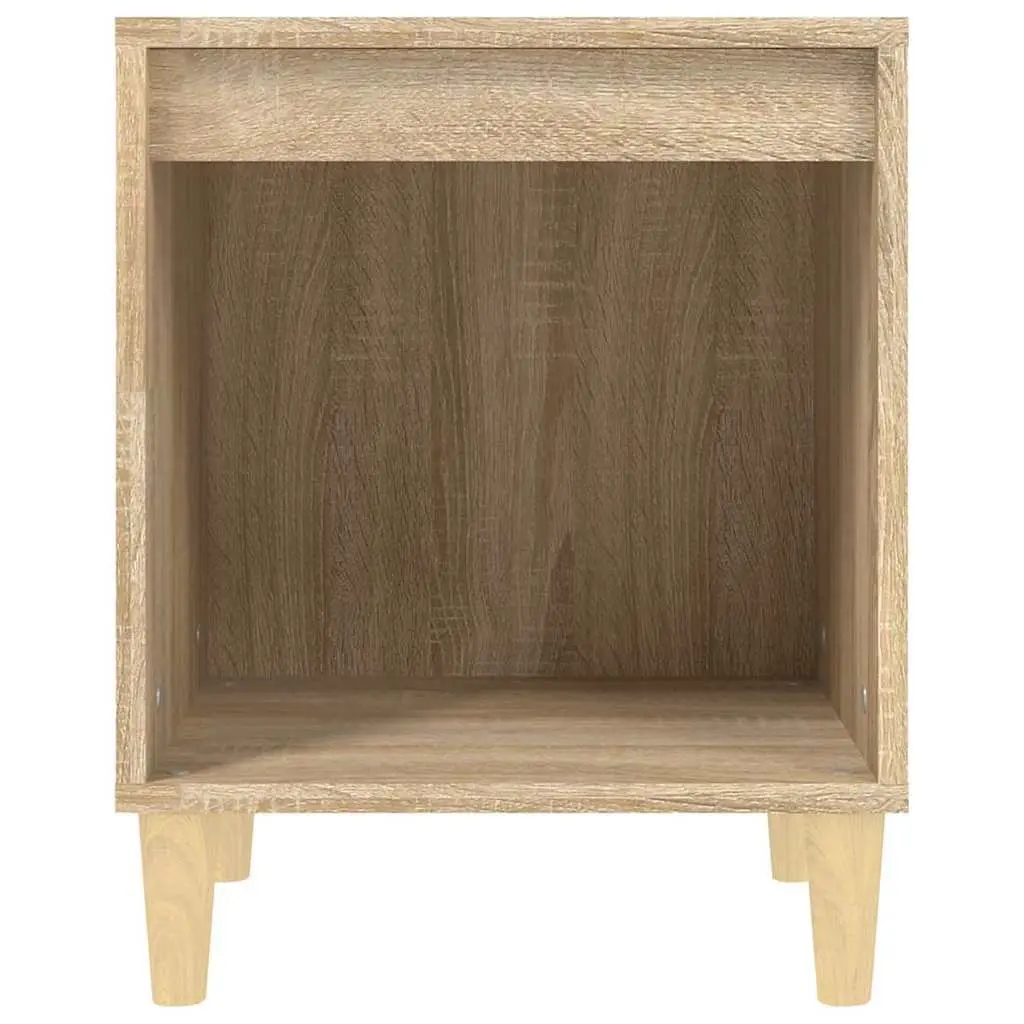 Bedside Cabinets Brown Engineered Wood 40x35x50cm 2 Pieces