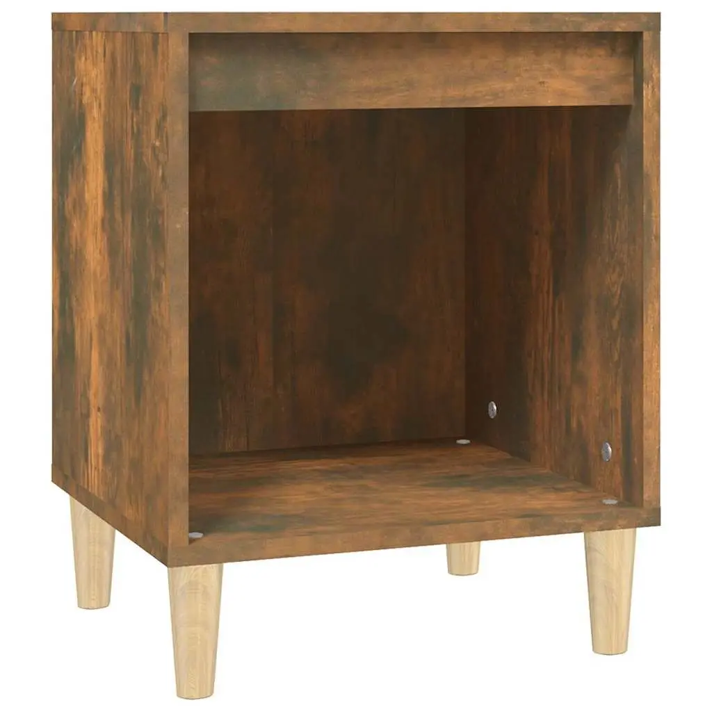 Bedside Cabinets Brown 40x35x50 cm Engineered Wood Storage Nightstands 2 pcs