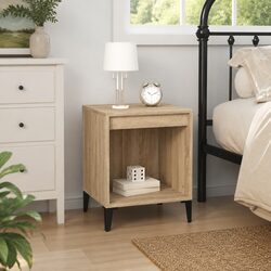 Elegant Brown Wooden Nightstand for Bedroom Storage