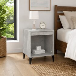 Grey Bedside Cabinet for Cozy Bedrooms