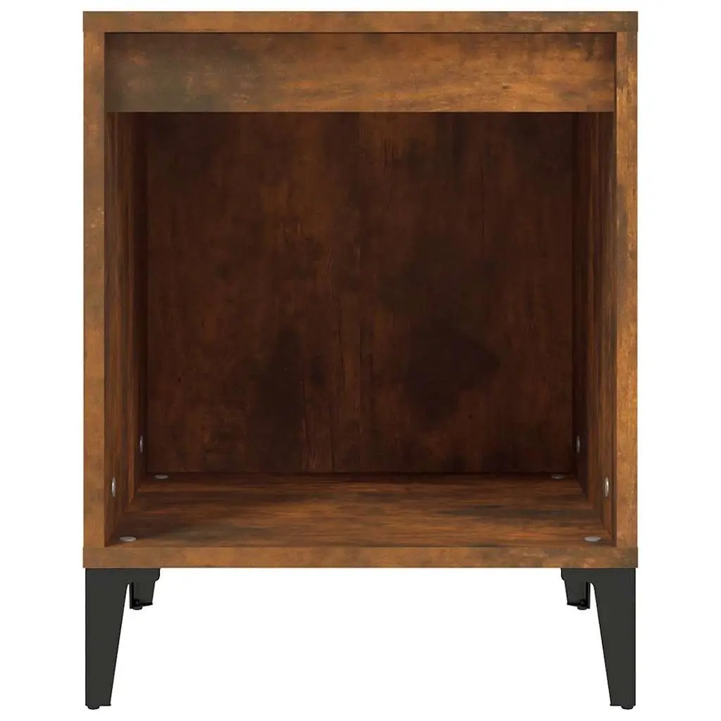 Bedside Table Brown Engineered Wood 40x35x50cm