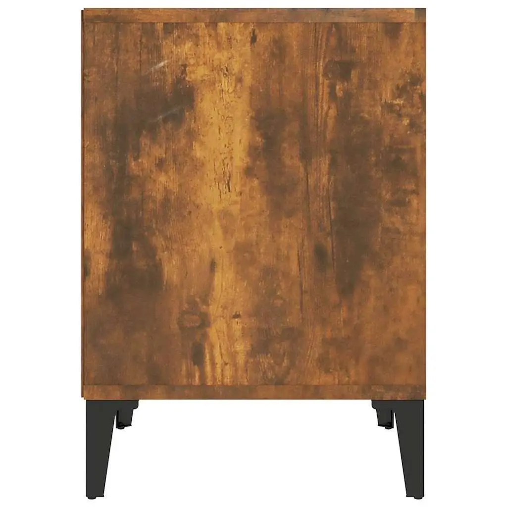Bedside Table Brown Engineered Wood 40x35x50cm