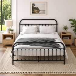 Charming Grey Bedside Cabinets 2 pcs 40x35x50 cm