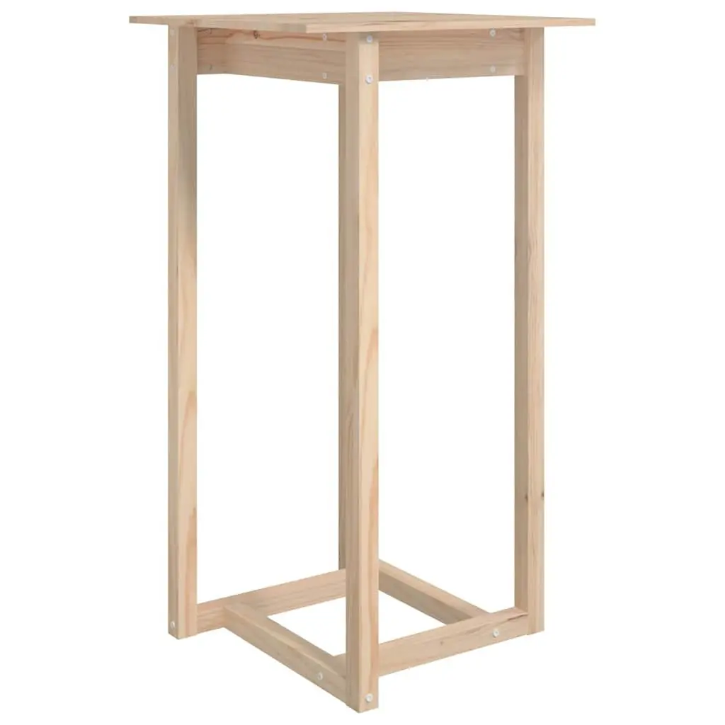 Bar Table 60x60x110 cm Kitchen Dining Wood High Top Counter Furniture Brown