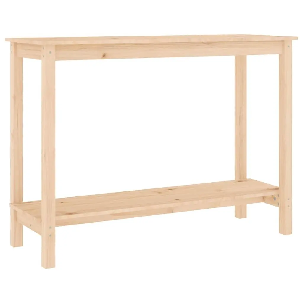 Brown Console Table 110x40x80 cm Solid Pine