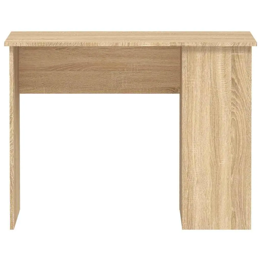 Brown Engineered Wood Office Desk Computer Workstation