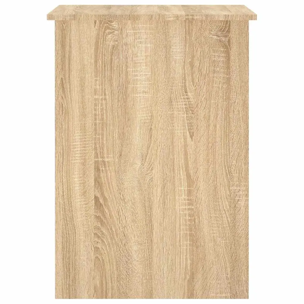 Brown Engineered Wood Office Desk Computer Workstation