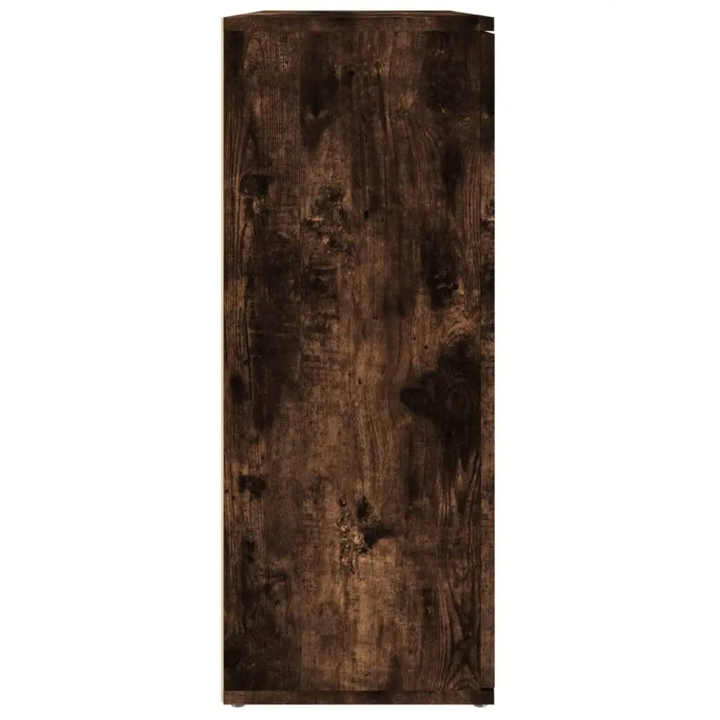 Brown Engineered Wood Sideboard Storage Cabinet 91x29.5x75cm
