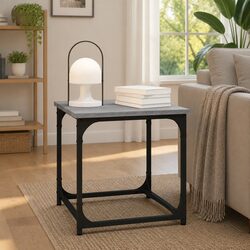 Grey Sonoma Side Table 40x40x40 cm for Cozy Spaces