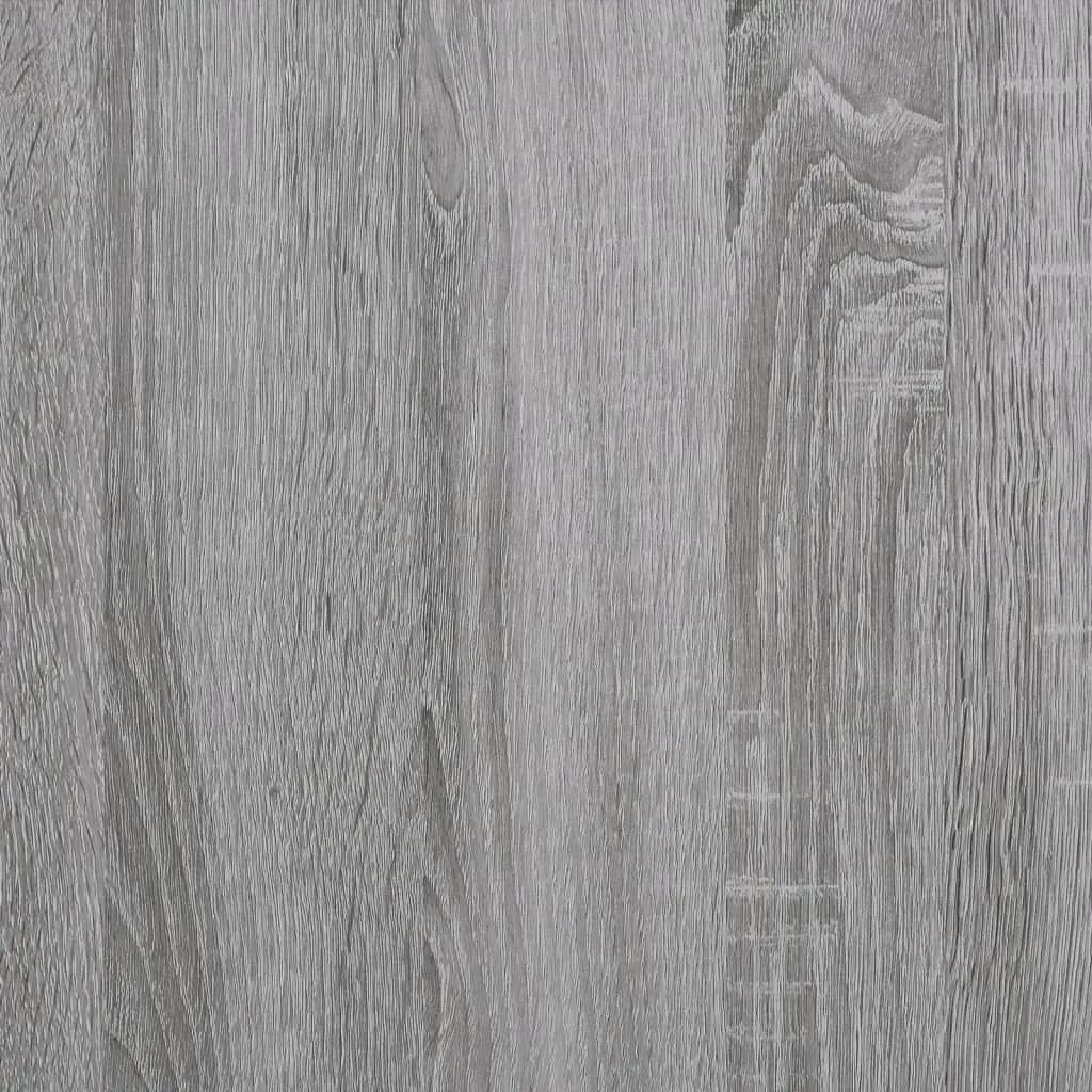 Coffee Table Grey Sonoma 80x50x40 cm Engineered Wood Iron Frame