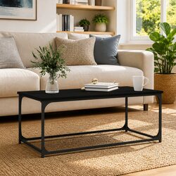 Black Coffee Table for Stylish Living Room Spaces