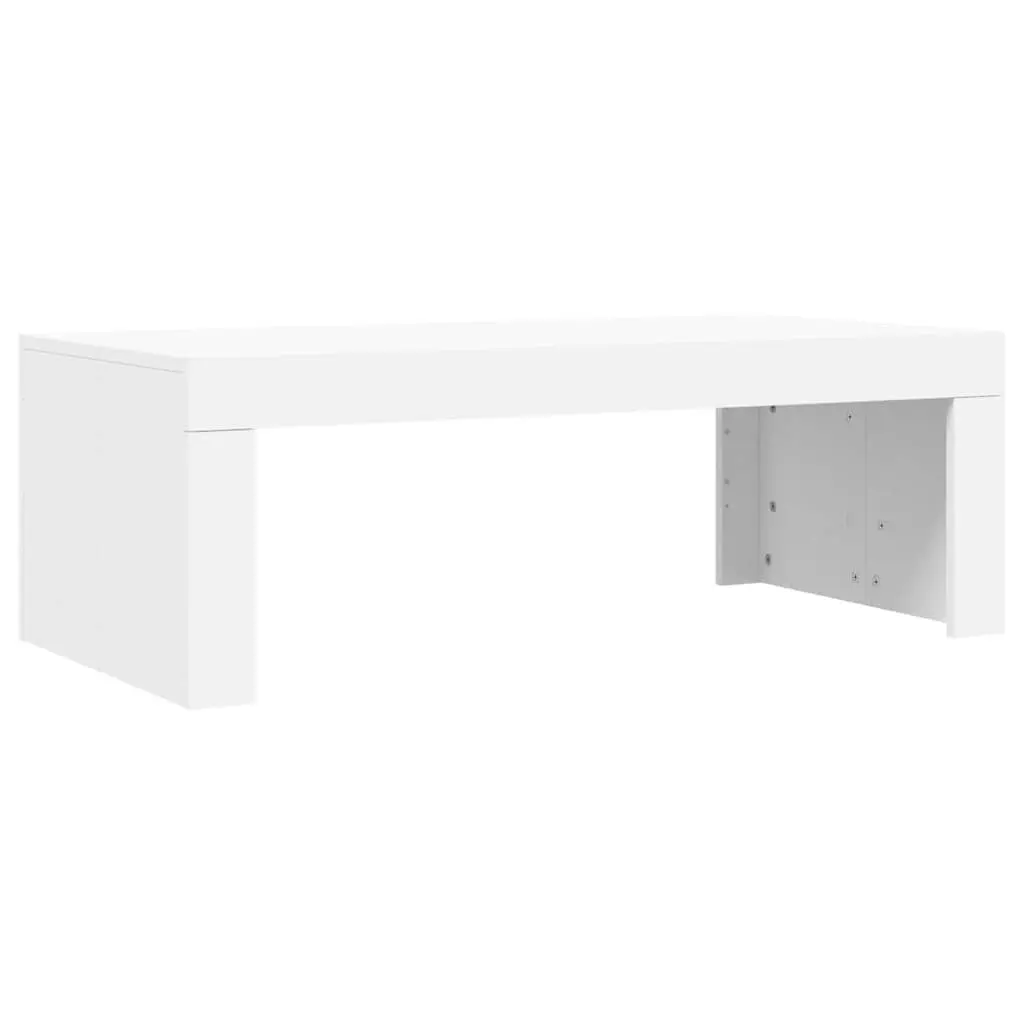 Coffee Table Modern White 102x50x36 cm Engineered Wood