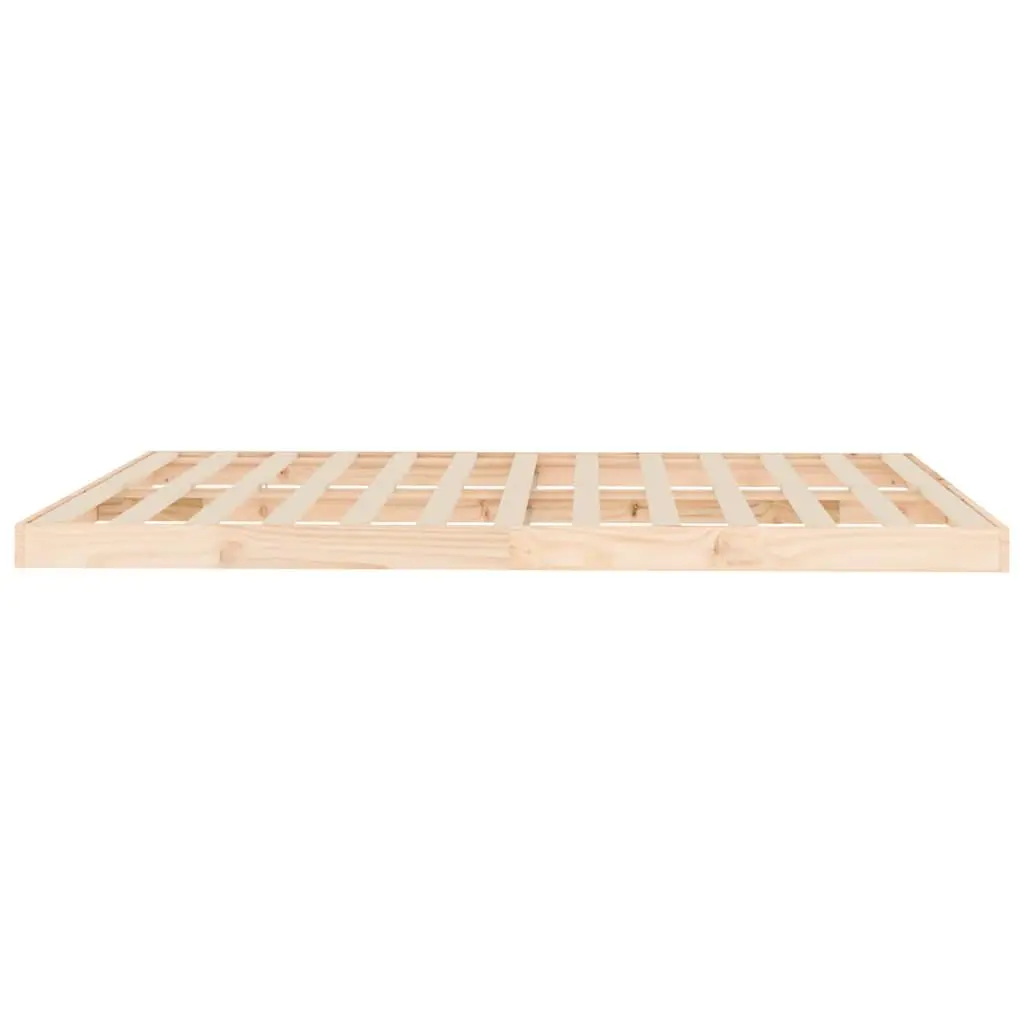 Bed Frame 150x200 cm Solid Pine Wood