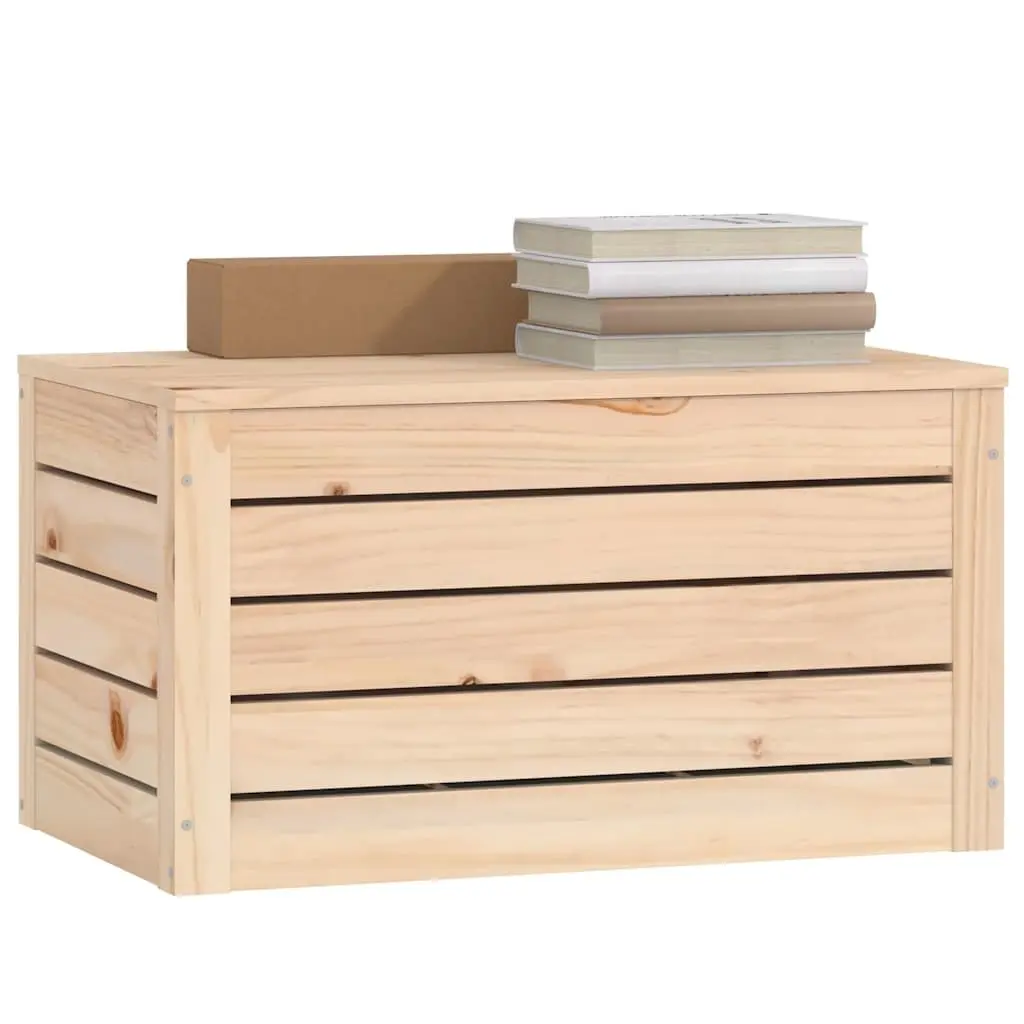 Pine Solid Wood Storage Box for Home Organization