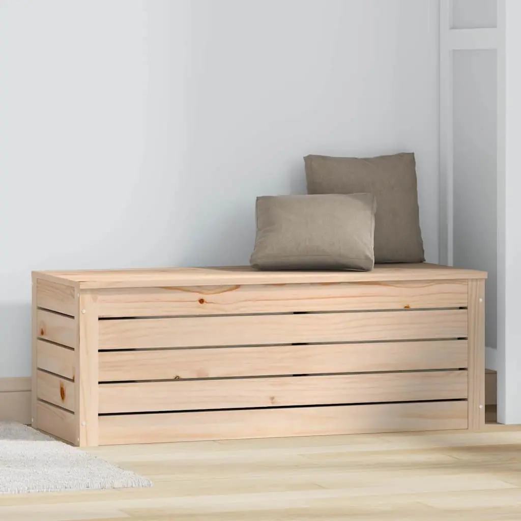 Pine Solid Wood Storage Box for Home Organization