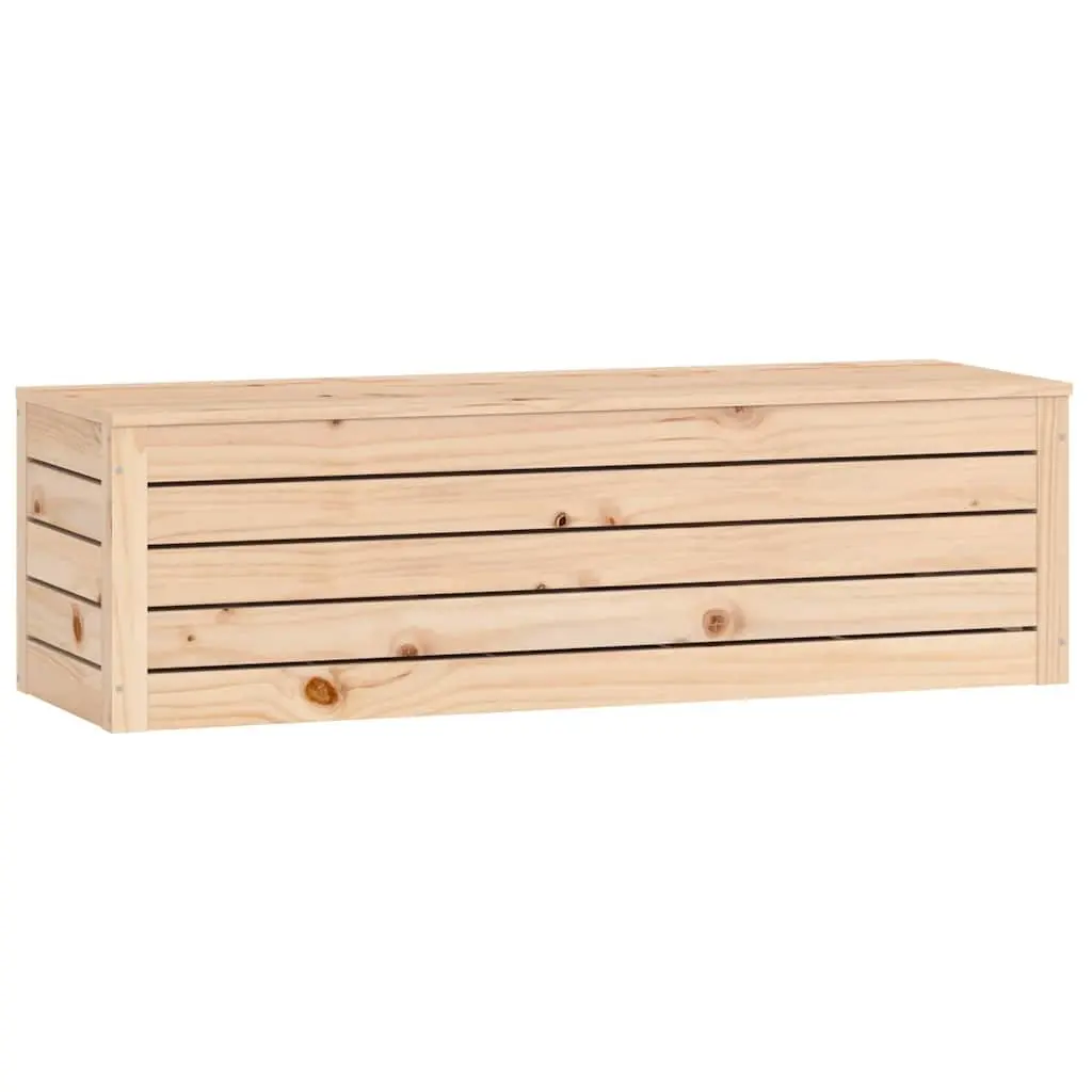 Solid Pine Wood Storage Box for Home Organisation