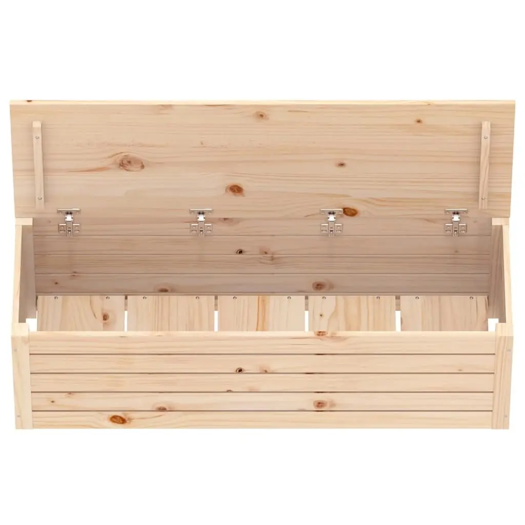 Solid Pine Wood Storage Box for Home Organisation