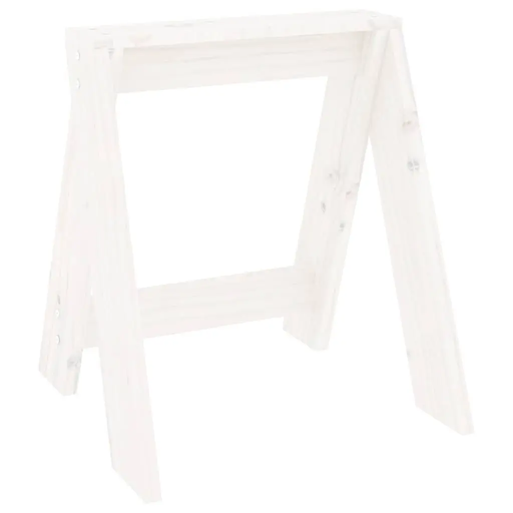 Set of 2 White Pine Bar Stools for Dining or Kitchen