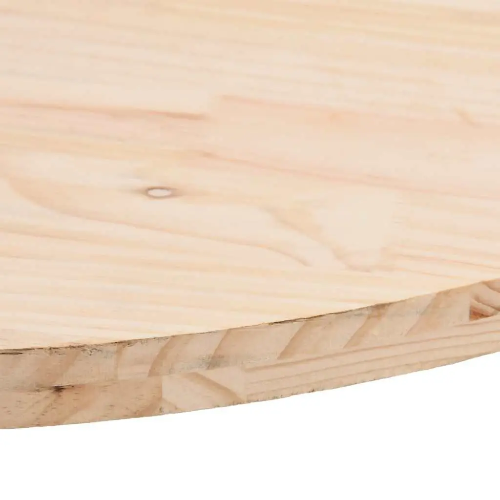 Pine Wood Replacement Table Top Oval Brown 70x35cm Solid Surface for Coffee Side Bar