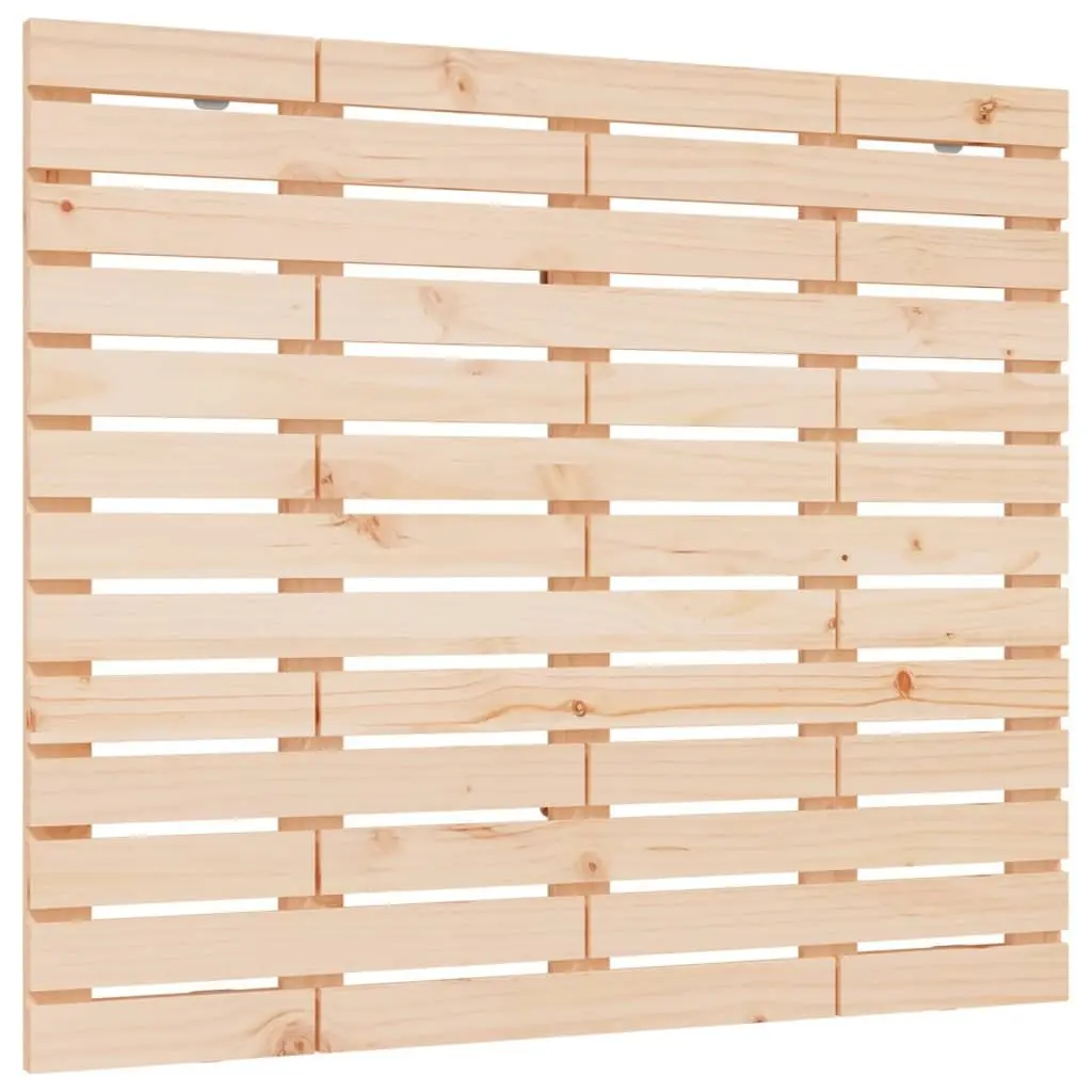 Wall Headboard Brown 96cm Solid Pine Wood