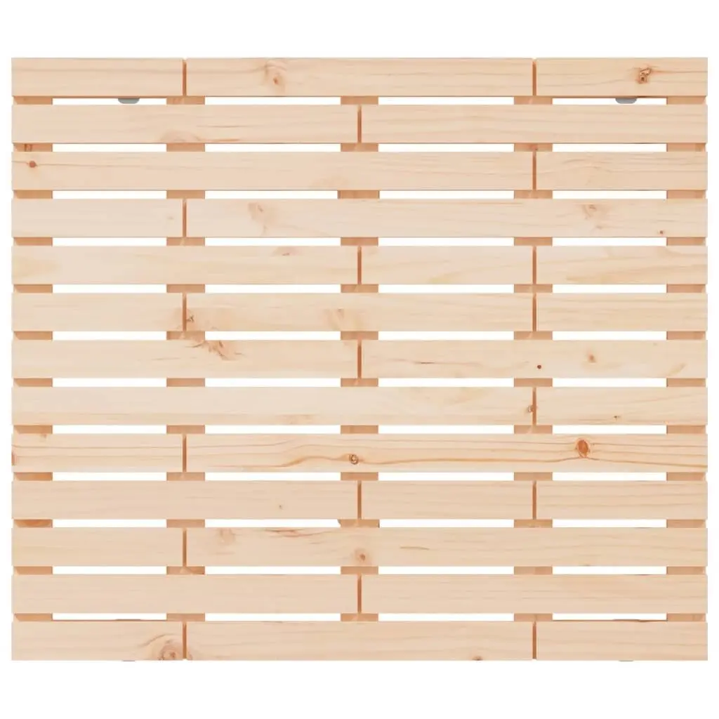 Wall Headboard Brown 96cm Solid Pine Wood