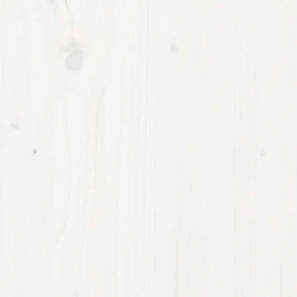 White Wall Headboard in Solid Pine for Bedrooms