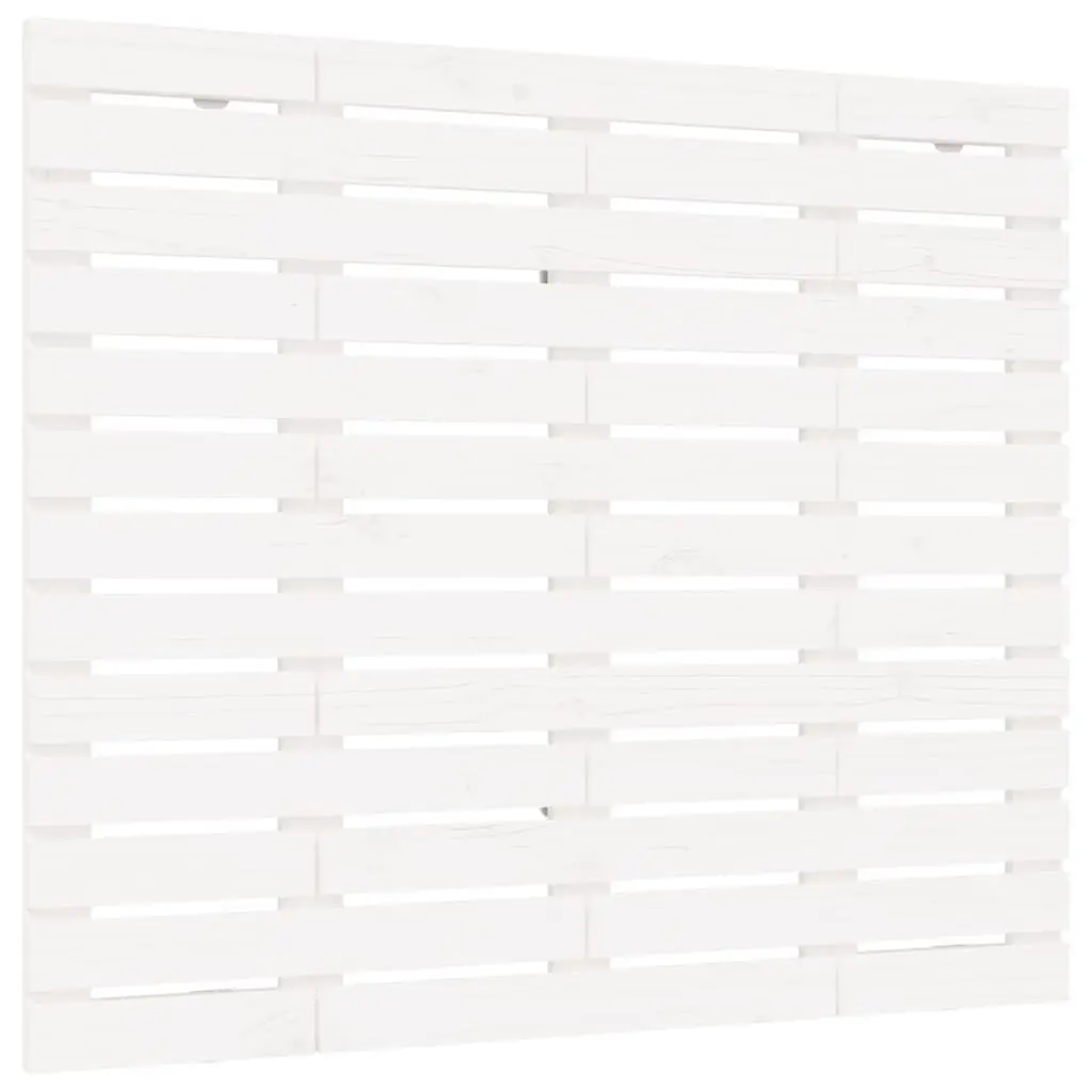White Solid Pine Wall Headboard 141cm