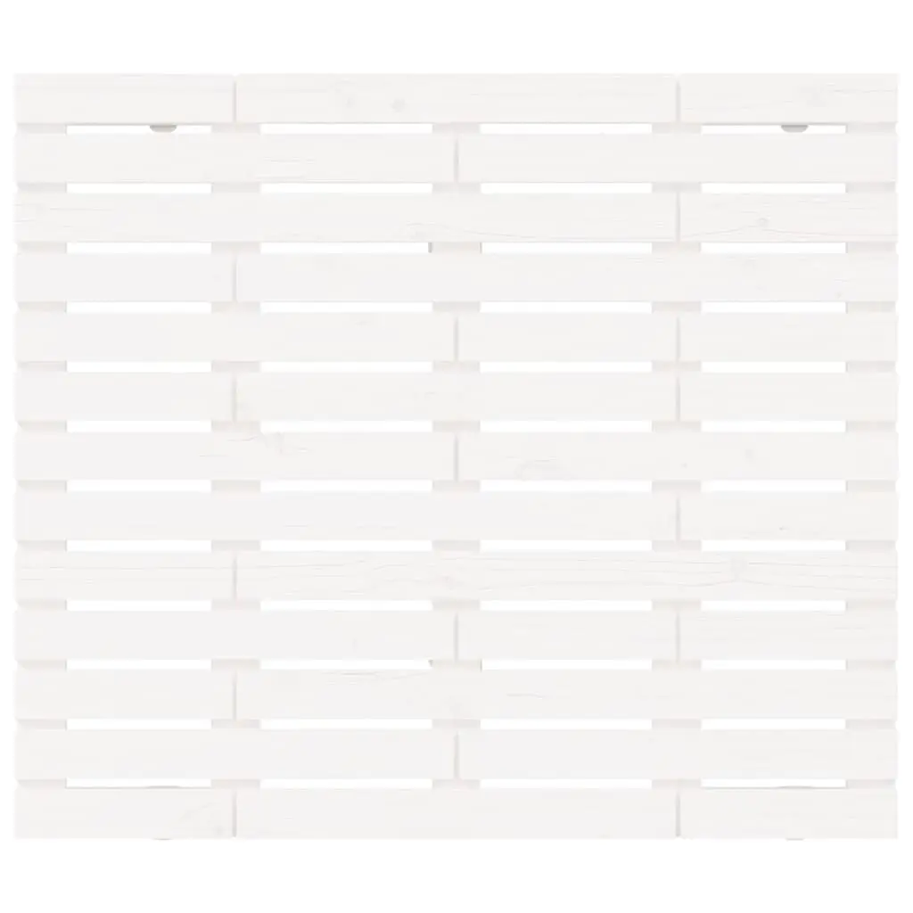 White Solid Pine Wall Headboard 141cm